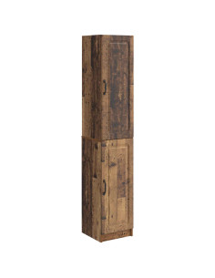 Set di armadi 2 pcs Legno antico Legno ingegnerizzato