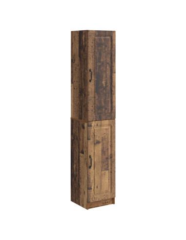 Set di armadi 2 pcs Legno antico Legno ingegnerizzato