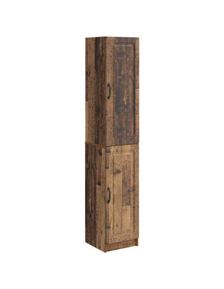 Set di armadi 2 pcs Legno antico Legno ingegnerizzato