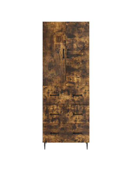 Set di armadi 2 pcs Rovere Fumo 66 x 34,5 x 90 cm