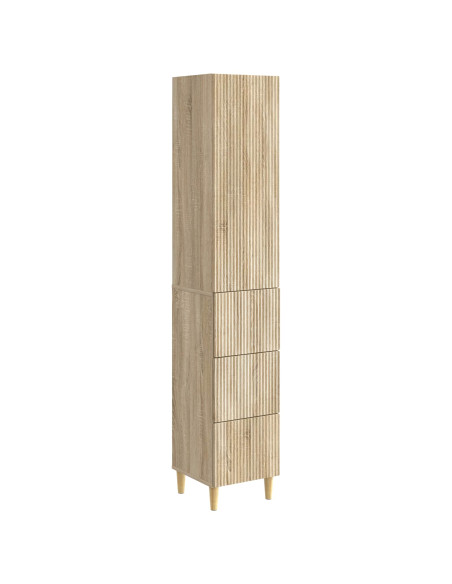 Set di armadi 2 pcs 33 x 34,5 x 90 cm Legno ingegnerizzato