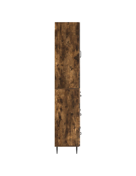 Set di armadi 2 pcs Rovere Fumo 66 x 34,5 x 90 cm