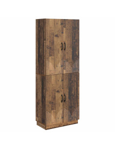 Set di armadi 2 pcs Legno antico Legno ingegnerizzato