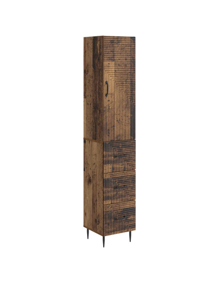 Set di armadi 2 pcs Legno antico 33 x 34,5 x 90 cm