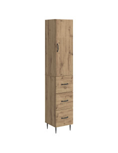 Set di armadi 2 pcs Rovere Artigianale 33 x 34,5 x 90 cm