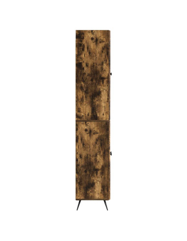 Set di armadi 2 pcs Rovere Fumo Legno ingegnerizzato