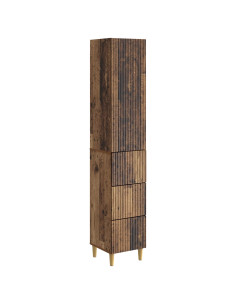 Set di armadi 2 pcs 33 x 34,5 x 90 cm Legno ingegnerizzato