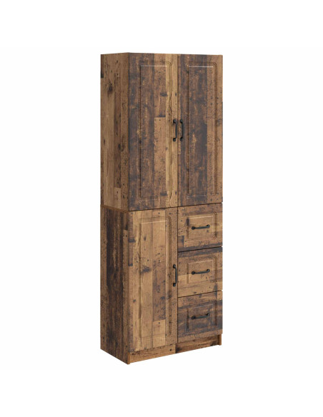 Set di armadi 2 pcs Legno antico Legno ingegnerizzato