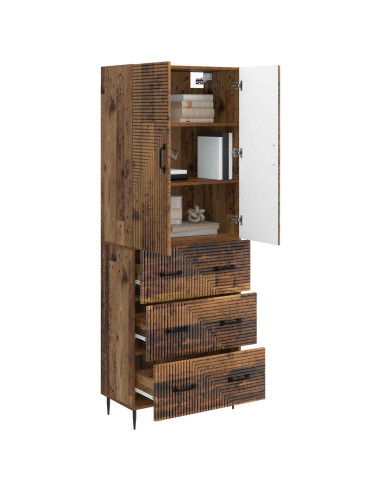 Set di armadi 2 pcs Legno antico 66 x 34,5 x 90 cm