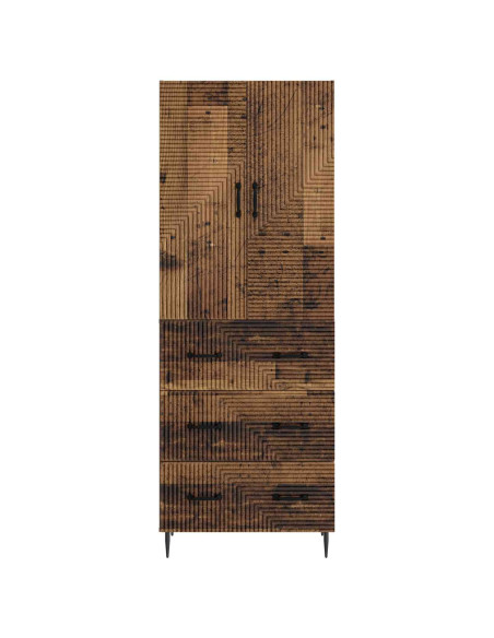 Set di armadi 2 pcs Legno antico 66 x 34,5 x 90 cm