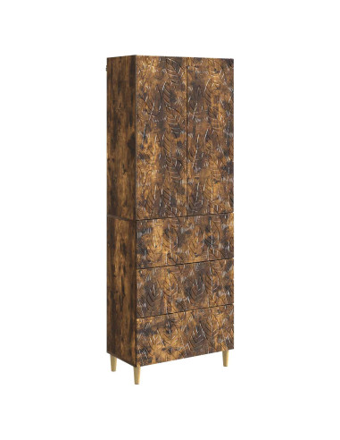 Set di armadi 2 pcs Rovere Fumo 66 x 34,5 x 90 cm