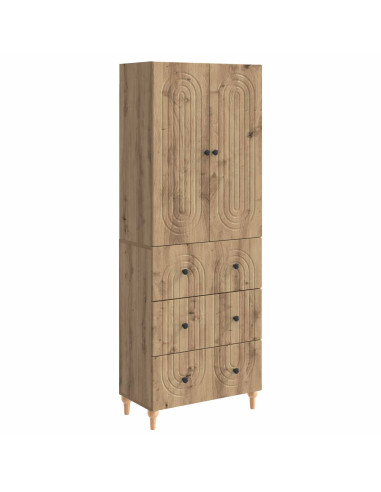 Set di armadi 2 pcs 66 x 34,5 x 90 cm Legno ingegnerizzato