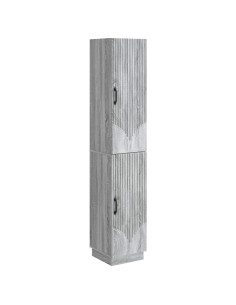 Set di armadi 2 pcs Sonoma grigio Legno ingegnerizzato