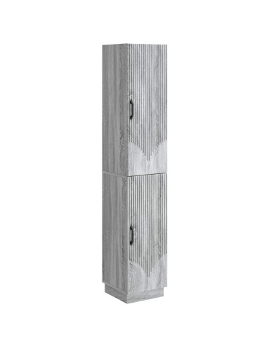 Set di armadi 2 pcs Sonoma grigio Legno ingegnerizzato