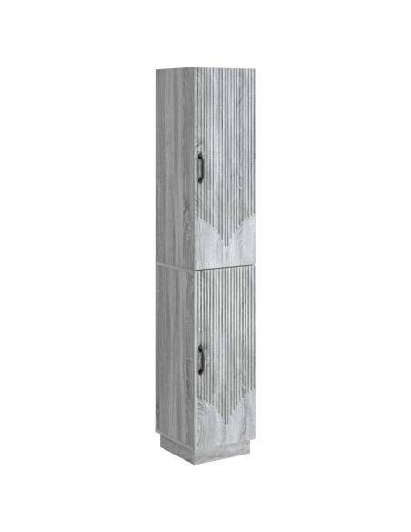 Set di armadi 2 pcs Sonoma grigio Legno ingegnerizzato