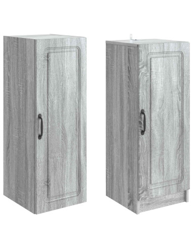 Set di armadi 2 pcs Sonoma grigio Legno ingegnerizzato