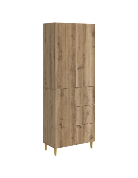 Set di armadi 2 pcs 66 x 34,5 x 90 cm Legno ingegnerizzato