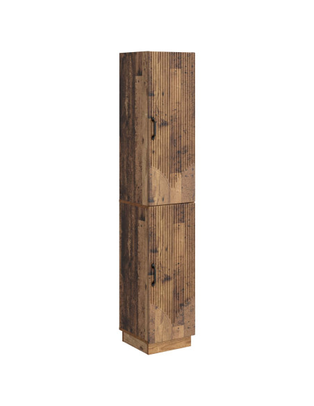 Set di armadi 2 pcs Legno antico Legno ingegnerizzato