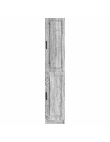 Set di armadi 2 pcs Sonoma grigio Legno ingegnerizzato