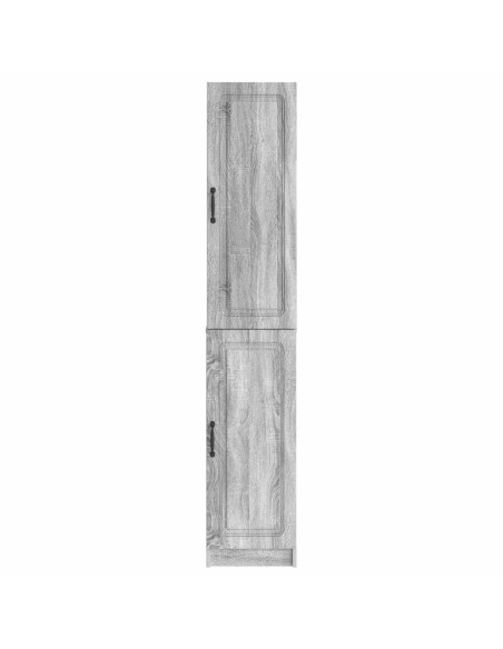 Set di armadi 2 pcs Sonoma grigio Legno ingegnerizzato