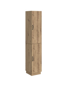 Set di armadi 2 pcs Rovere Artigianale Legno ingegnerizzato