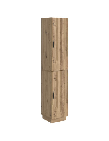 Set di armadi 2 pcs Rovere Artigianale Legno ingegnerizzato