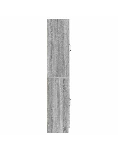 Set di armadi 2 pcs Sonoma grigio Legno ingegnerizzato