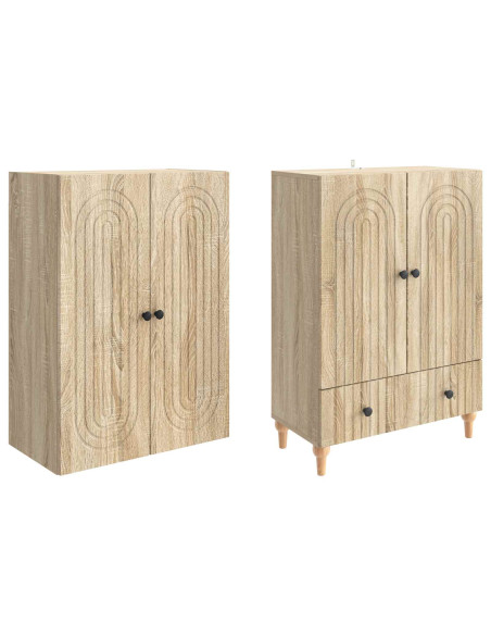 Set di armadi 2 pcs 66 x 34,5 x 95 cm Legno ingegnerizzato
