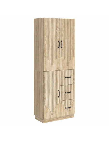 Set di armadi 2 pcs Rovere Sonoma Legno ingegnerizzato