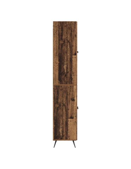 Set di armadi 2 pcs Legno antico Legno ingegnerizzato