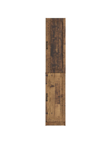 Set di armadi 2 pcs Legno antico Legno ingegnerizzato