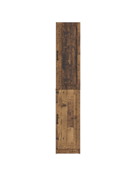 Set di armadi 2 pcs Legno antico Legno ingegnerizzato