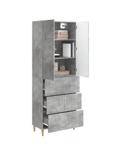 Set di armadi 2 pcs 66 x 34,5 x 90 cm Legno ingegnerizzato 2