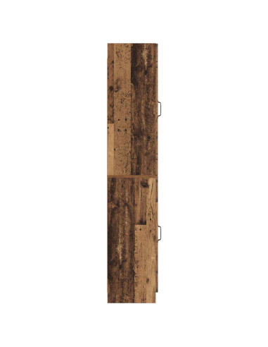 Set di armadi 2 pcs Legno antico Legno ingegnerizzato