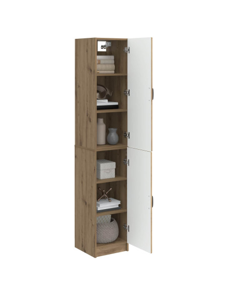 Set di armadi 2 pcs Rovere Artigianale Legno ingegnerizzato
