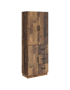 Set di armadi 2 pcs Legno antico Legno ingegnerizzato