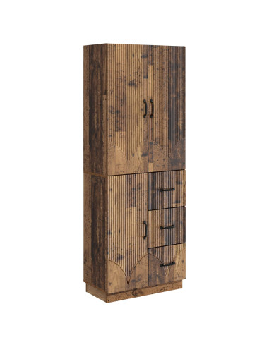 Set di armadi 2 pcs Legno antico Legno ingegnerizzato