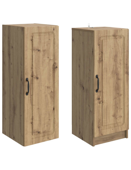 Set di armadi 2 pcs Rovere Artigianale Legno ingegnerizzato