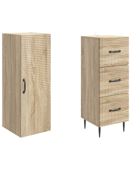 Set di armadi 2 pcs Rovere Sonoma 33 x 34,5 x 90 cm