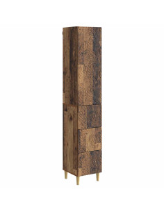 Set di armadi 2 pcs Legno antico 33 x 34,5 x 90 cm