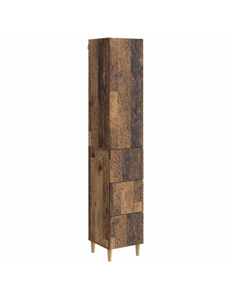 Set di armadi 2 pcs Legno antico 33 x 34,5 x 90 cm