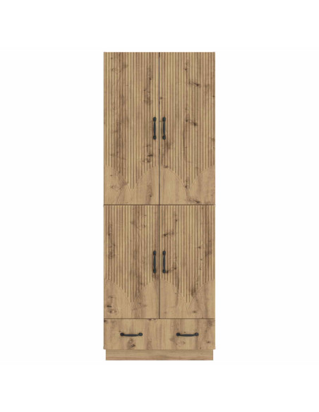 Set di armadi 2 pcs Rovere Artigianale Legno ingegnerizzato