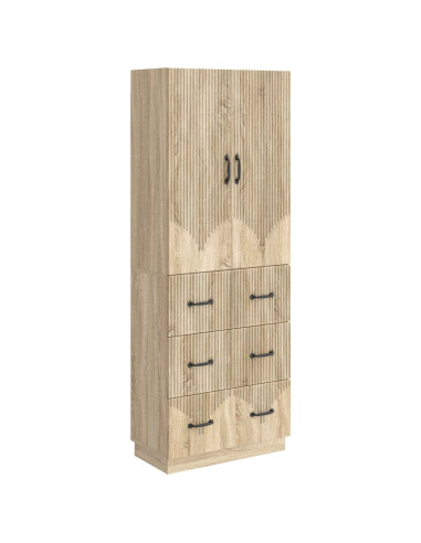 Set di armadi 2 pcs Rovere Sonoma 66 x 34,5 x 87 cm