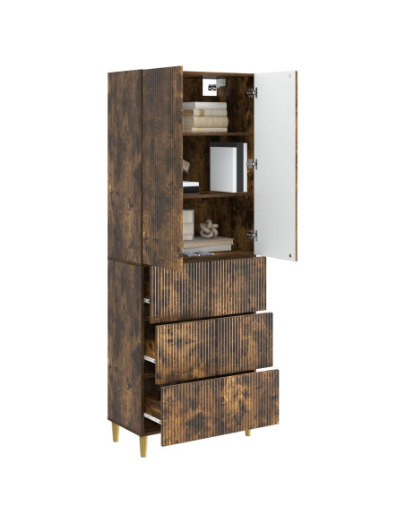 Set di armadi 2 pcs 66 x 34,5 x 90 cm Legno ingegnerizzato