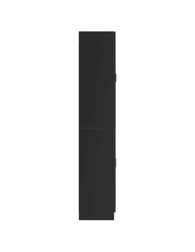 Set di armadi 2 pcs Nero Legno ingegnerizzato