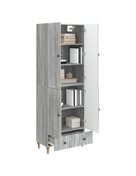 Set di armadi 2 pcs 66 x 34,5 x 95 cm Legno ingegnerizzato