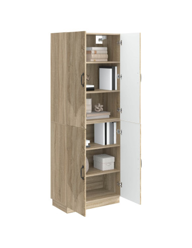 Set di armadi 2 pcs Rovere Sonoma Legno ingegnerizzato