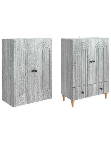 Set di armadi 2 pcs 66 x 34,5 x 95 cm Legno ingegnerizzato