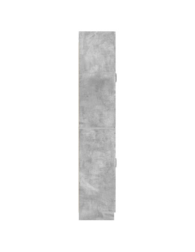 Set di armadi 2 pcs Grigio Cemento Legno ingegnerizzato