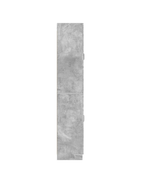 Set di armadi 2 pcs Grigio Cemento Legno ingegnerizzato